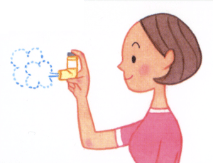 ぜんそく 吸入薬の使い方