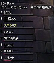 メンバーは・・・
