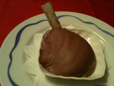 チョコレートムース牛蒡風味