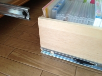 引出を抜いた状態