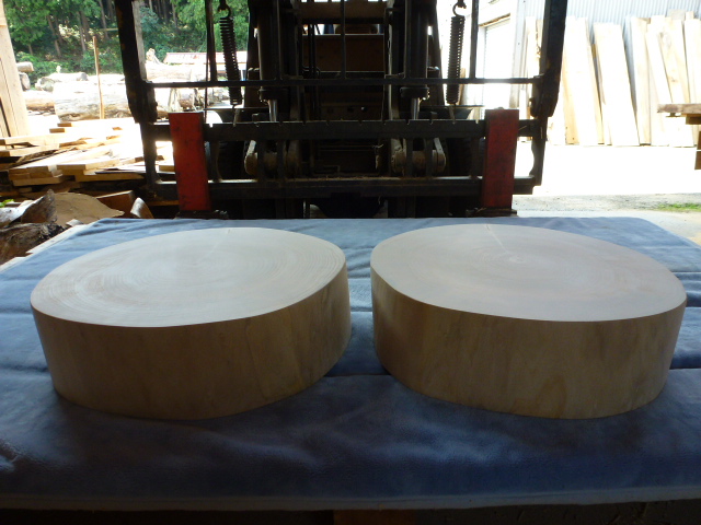 中華用 いちょうのまな板（大型・中型）納品 | 松村木材 Blog