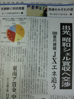 石油業界再編1