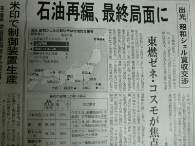 石油業界再編2