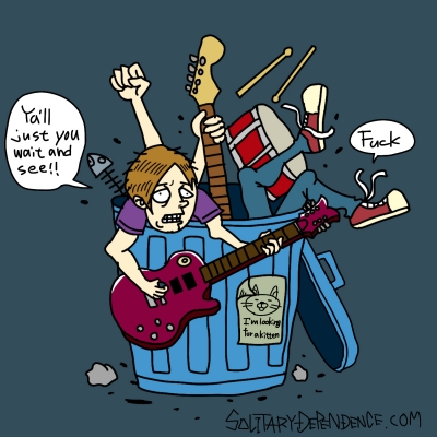 バンド イラスト バンドアート ジャケット 制作 ロック illustration illustrator rockband rock bandart