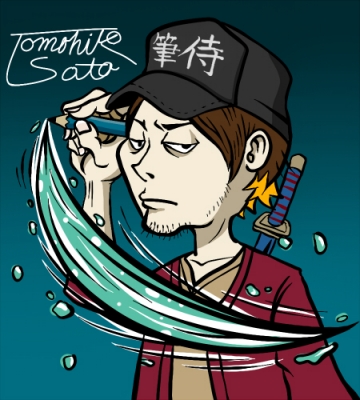サトウトモヒコ イラスト tomohikosato satotomohiko illustration 自画像 selfportrait art