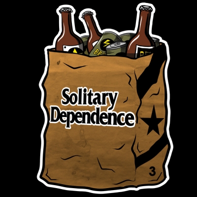 SolitaryDependence logo image illustration artwork ソリタリー ロゴ イラスト ブランド 画像 sticker ステッカー 新作