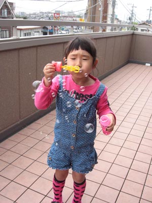 シャボン玉と20110503