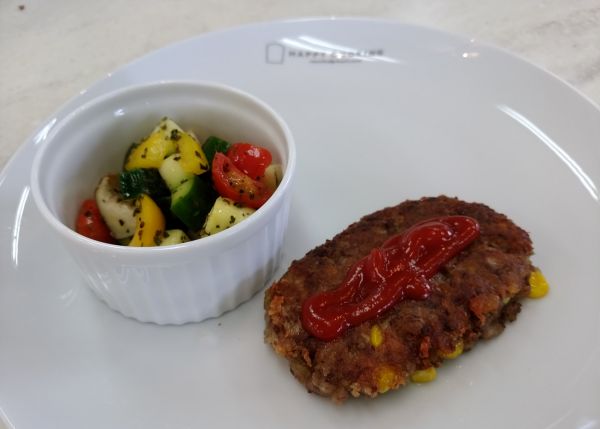 小豆のハンバーグ