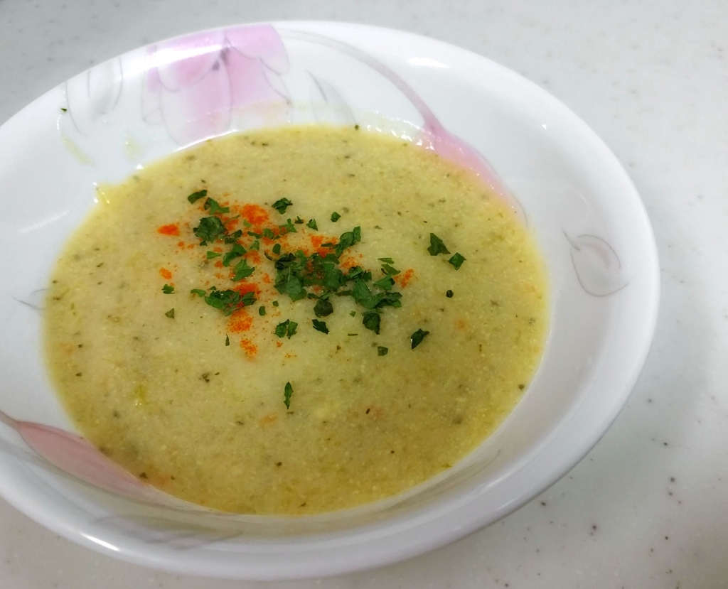 端切れ野菜でポタージュ