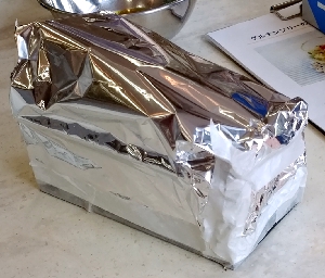 米粉食パンホイルのドーム