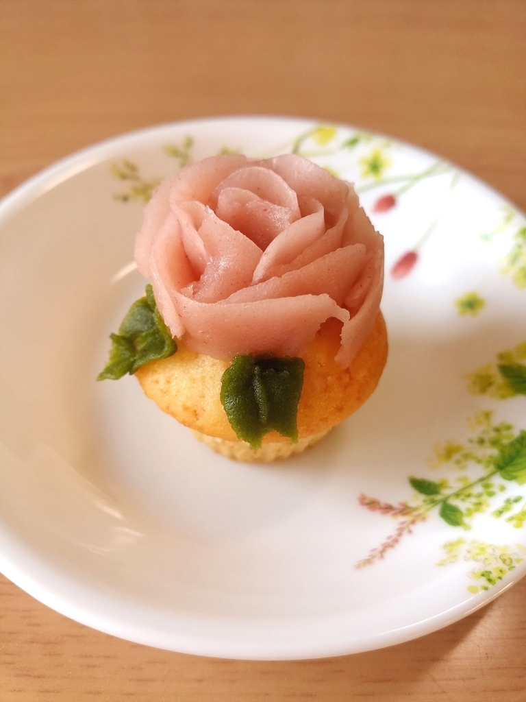 バラの花あんクリーム