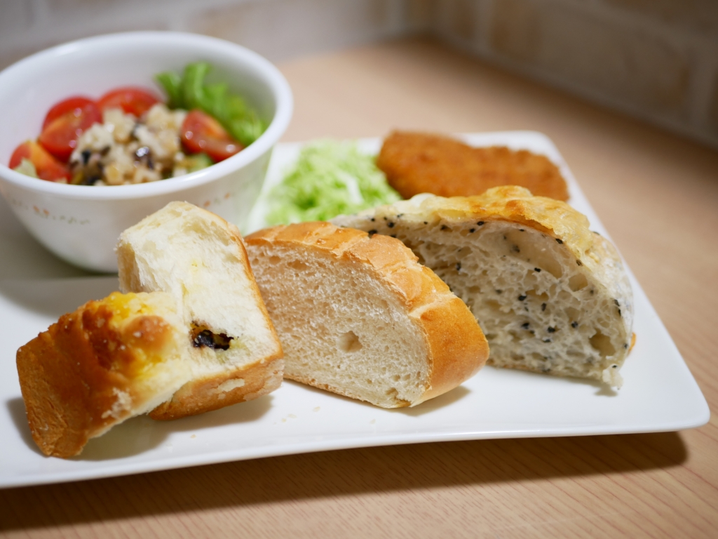 パン4点盛り