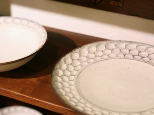 林さとみ粉引スープ皿