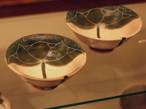 大谷桃子ハスの葉飯碗