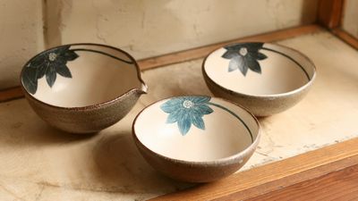 大谷桃子 青ハスの花平小鉢