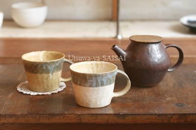 鈴木敬子 マグカップ ポット(茶)