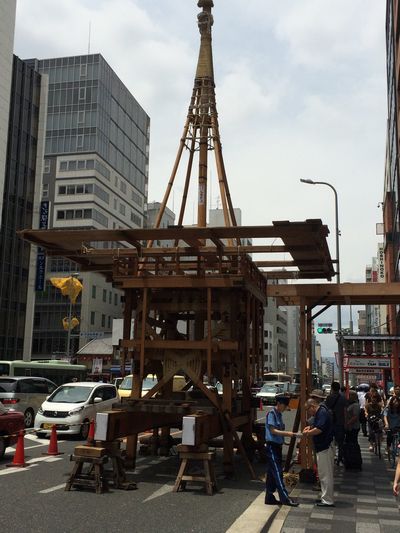 函谷鉾 鉾立て2015