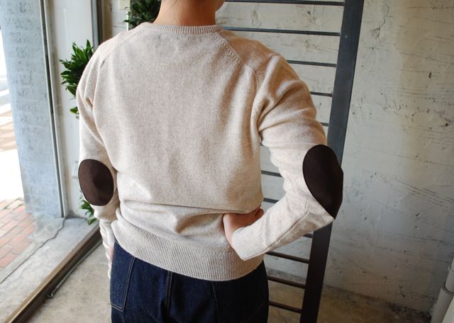 WILLIAM LOCKIE カーディガン with エルボパッチ | MUFFIN BLOG