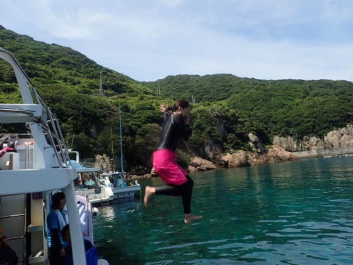 鵜来島 ダイビング