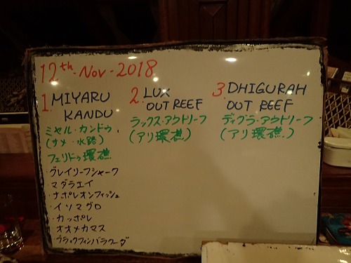 モルディブ クルーズ ダイビング
