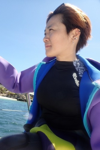 カーナック島 アシカスイム