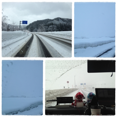代わった途端、雪深い