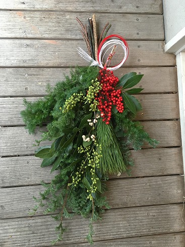 Swag Wreathe Merry Christmas Happy New Year Blog Florista Asaki