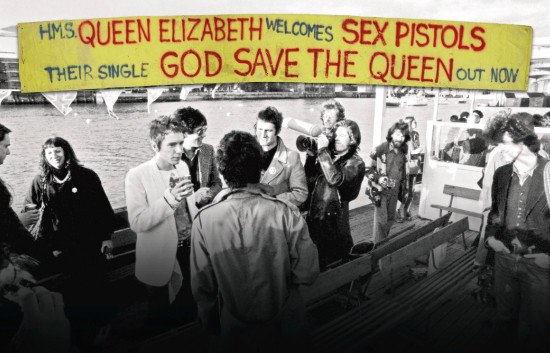 JUBILEE BOAT BANNER (Sex Pistols)