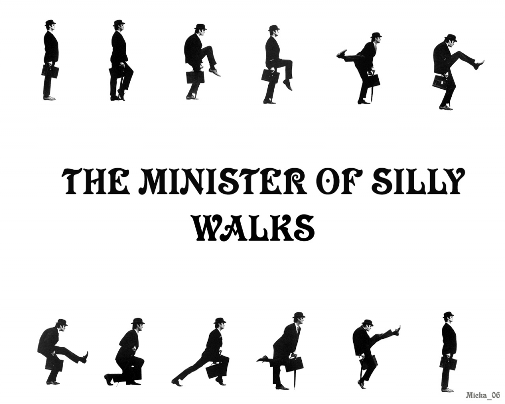 「The Mminister of Silly Walks」