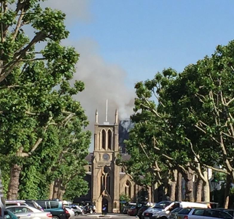 Burning Grenfell Tower from Saint James Churchi (2).JPG