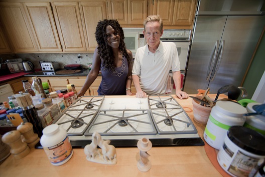Jeni and Paul Cook at their kitchen.jpg