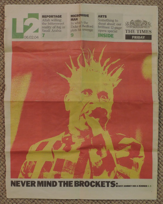 20040206 Johnny Rotten on The Times