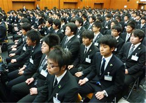 ビジネスの噂・裏技・裏話_入社式