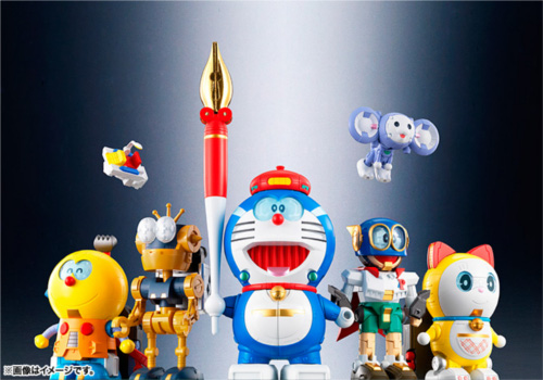 漫画・アニメ・キャラクターの噂・裏技・裏話_ドラえもんやコロ助が合体!バンダイが超合金ロボットを発売