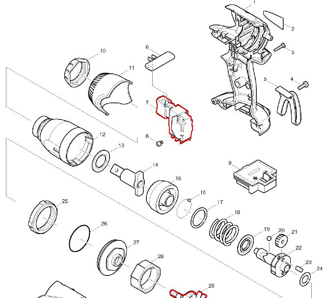 マキタ 14.4V充電式インパクトレンチTW152