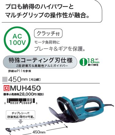 マキタ MUH450
