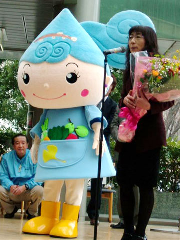 湧水の妖精「るるめちゃん」