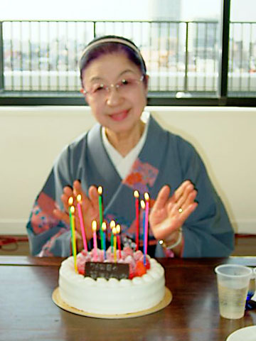 綾秦 節 76歳の誕生日