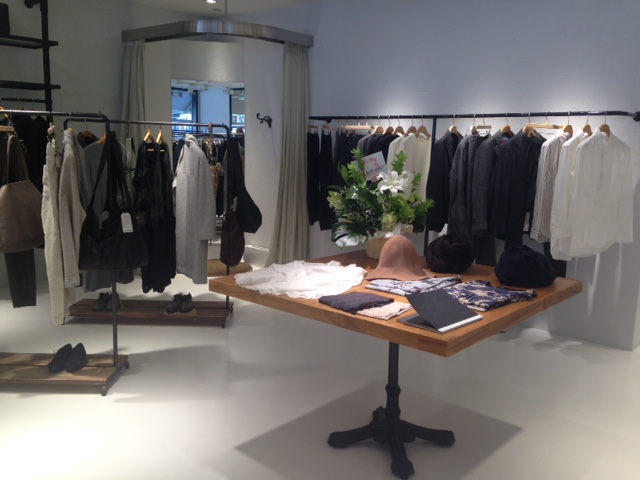 アウター pas de calais 店舗 パドカレ リネンコート ブルー パドカレ 