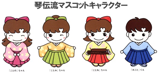 琴伝流マスコットキャラクター