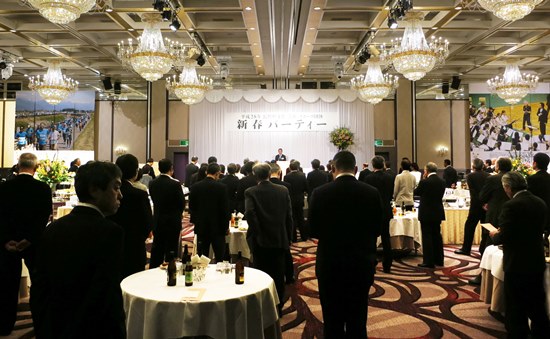 信濃毎日新聞社文化スポーツ団体新年会2016