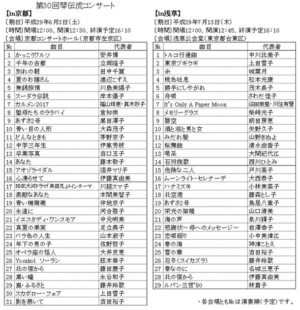 第30回琴伝流コンサート