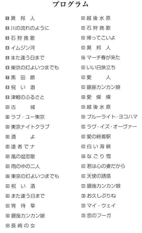 琴伝流大正琴第13回信州大会プログラム
