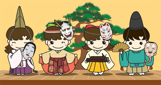 キャラクター国立能楽堂バージョン