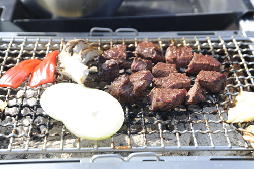 網焼きステーキ