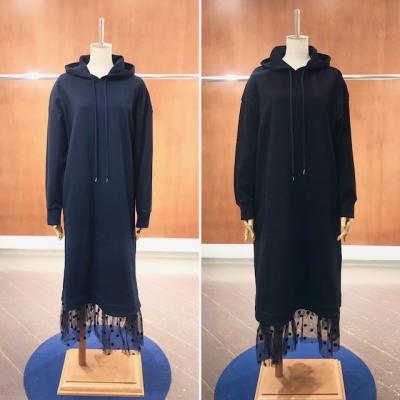 ☆NEW☆MUVEIL・ドットチュールフーディワンピース! | mcabbey News ☆NEW☆MUVEIL・ドットチュールフーディワンピース! | mcabbey News