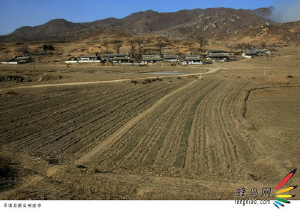 北朝鮮の農村風景