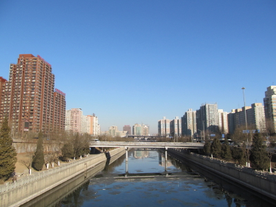 北京の空(2013年1月17日)