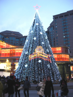 北京のクリスマスツリー