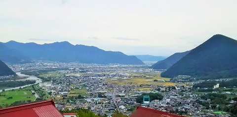 城泉山観音寺から見渡す